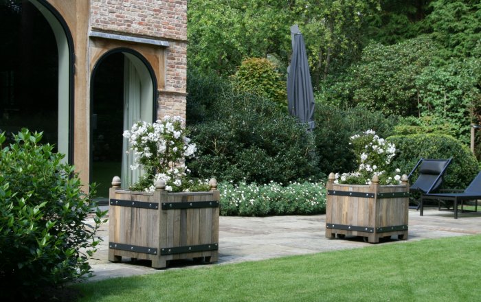 dankerts houten plantenbak
